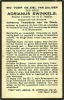 Adrianus Swinkels wv Johanna Theodora van der Donk \F113109
