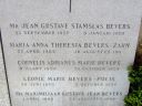 Jean Gustave Stanislas Bevers en Anna Theresia Zahn;
Cornelis Adrianus Marie Bevers en Leonie Marie Polis en zoon Maximiliaan Gustave Jean Bevers