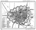 Een oude kaart van De stad Groningen