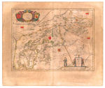 Een oude kaart van Bentheim