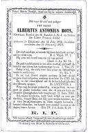 Albertus Antonius Bots, Maria Hendrica van Glabbeek