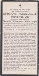 Alphons Otto Frederik Joseph Maria van Dijk ev Gerarda Wilhelmina Maria Beijer \ F165582