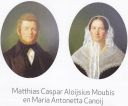 Mathis Casper Alois Moubis en Maria Antonetta Canoij \F200343