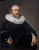 Andries Bicker, burgemeester van Amsterdam, in 1642 geschilderd door Bartholomeus van der Helst, Rijksmuseum.